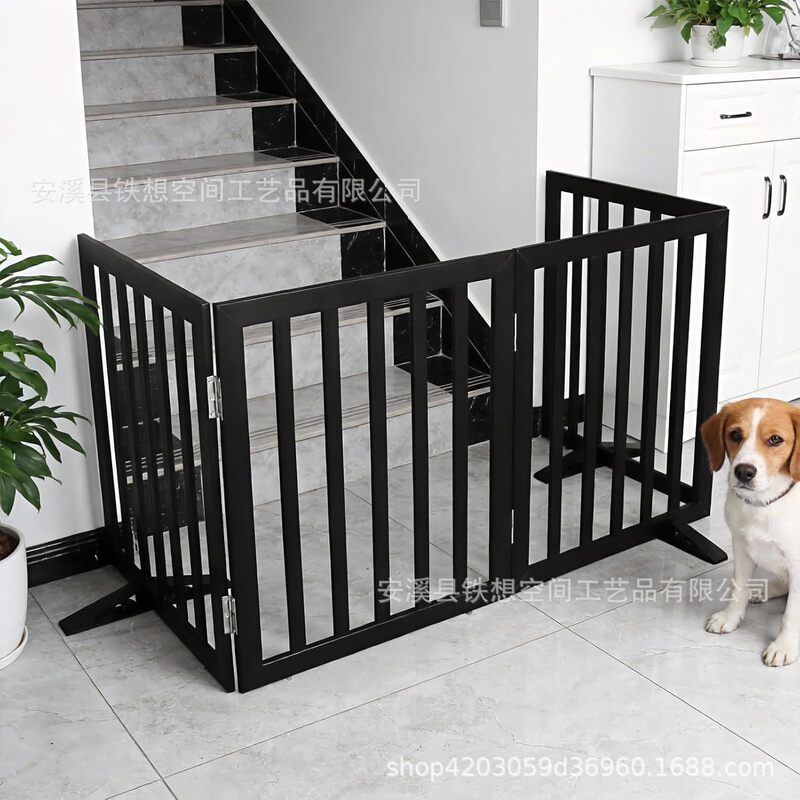 Dog Door for the Entrance, Indoor Foldable Dog Door, Independent Pet Door for Bedroom Entrance, Metal Support Legs, Small Dog Door