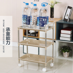 Trolley Trolley Three-Layer Plastic Hairdressing Tool Trolley Manicure Fire Jar Storage Rack Hospital Trolley Factory Cross-Border Wholesale