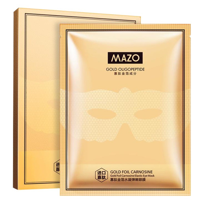 MAZO Gold Oligopeptide King Kong Man Eye Mask Hydrating and Moisturizing Eye Mask Coagulation Elastic Tender Care Eye Mask Sticker Wholesale Hair
