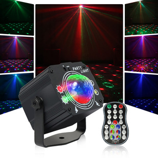 New Product Led Colorful Magic Ball Laser Light Laser Starry Sky Projection Light Voice Controlled Strobe Dj Atmosphere Party Stage Light