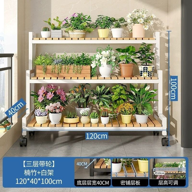 三层长120白架竹木