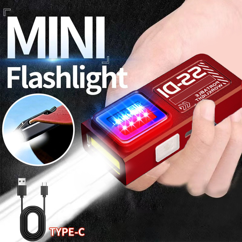 New cross-border mini work light, portable outdoor multifunctional lighting, ultra-thin warning work inspection emergency light New cross-border mini work light, portable outdoor multifunctional lighting, ultra-thin warning work inspection emergency light