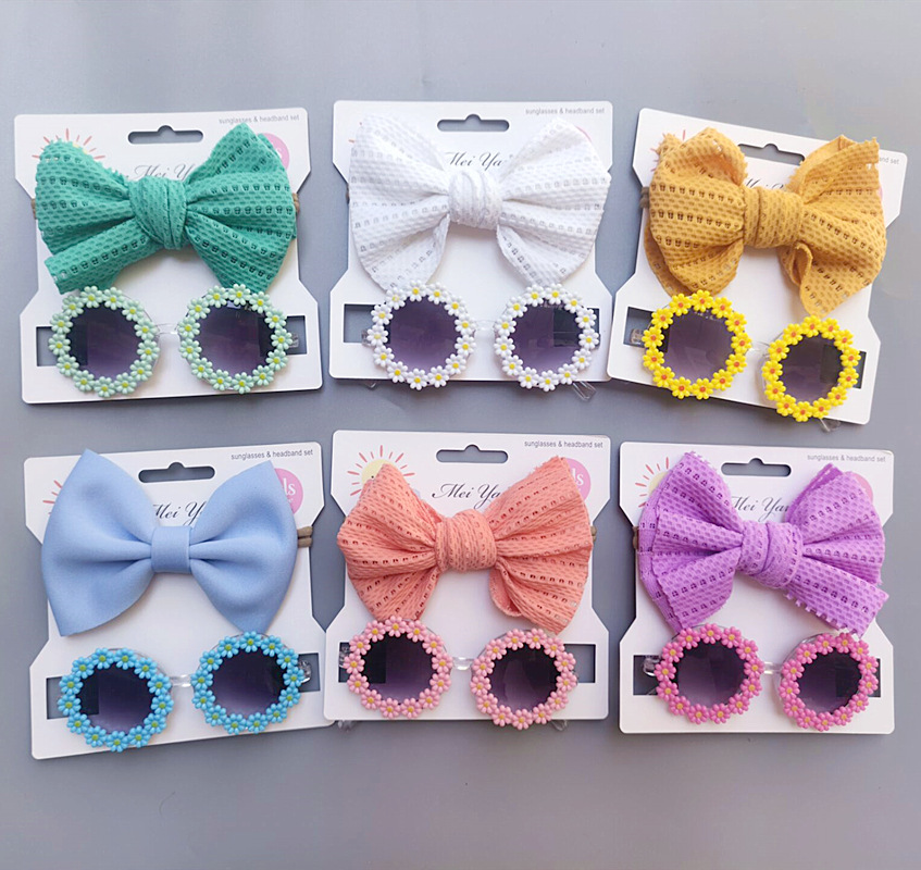 47g Weight Hair Clip Hair Accessories Type Cute Solid Color Bow Knot Plastic Cloth Handmade Hair Clip 1 Piece