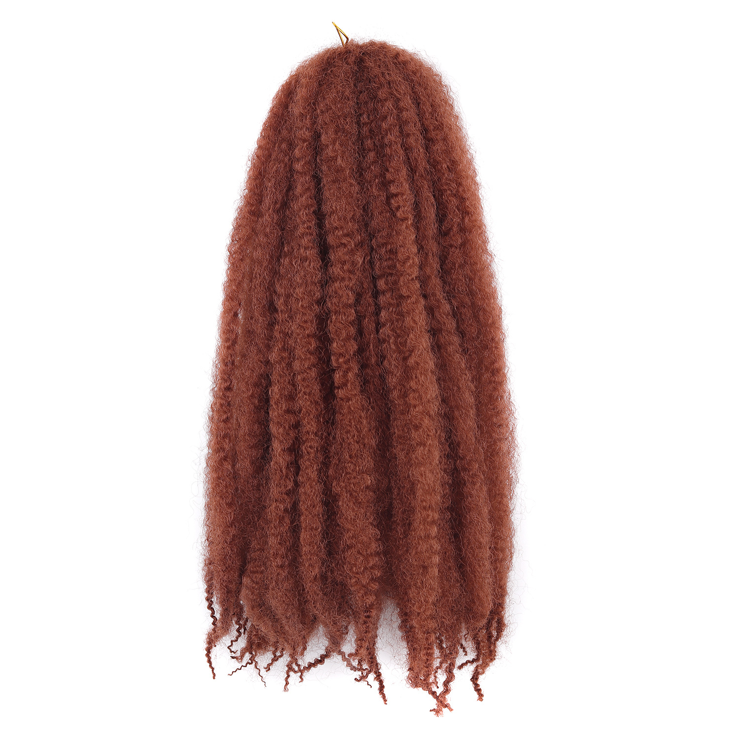 18 "Lorugas gancho de mano extensión de cabello 26 piezas dobladas por la mitad 52 gancho de mano negro extensión de cabello Lorota fibra química peluca