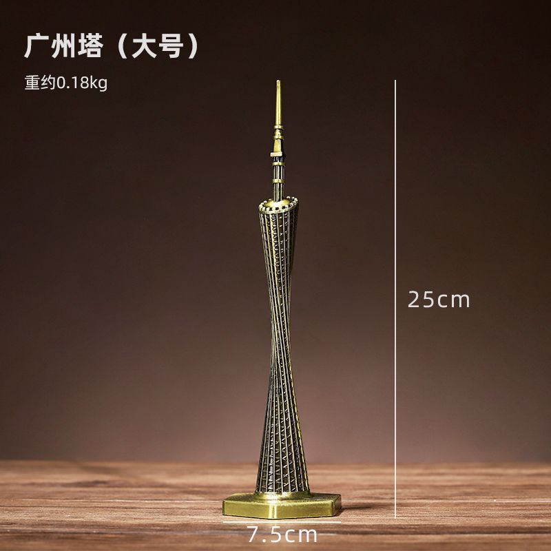 Decoración de la Torre Eiffel de París Artesanía romántica de metal de hierro forjado Sala de estar Dormitorio Sala de estudio Decoración de escritorio