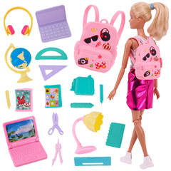 Dollhouse School Supplies BJD Mini Plastic Stationery Accessories OB11 Simulated Computer Mini Decorations