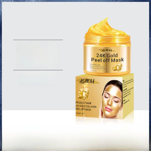24k gold tear mask suction blackhead acne facial cleansing smear mask