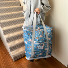 大容量短途旅行包手提出差轻便携学生拉杆箱行李包孕妇待产收纳包