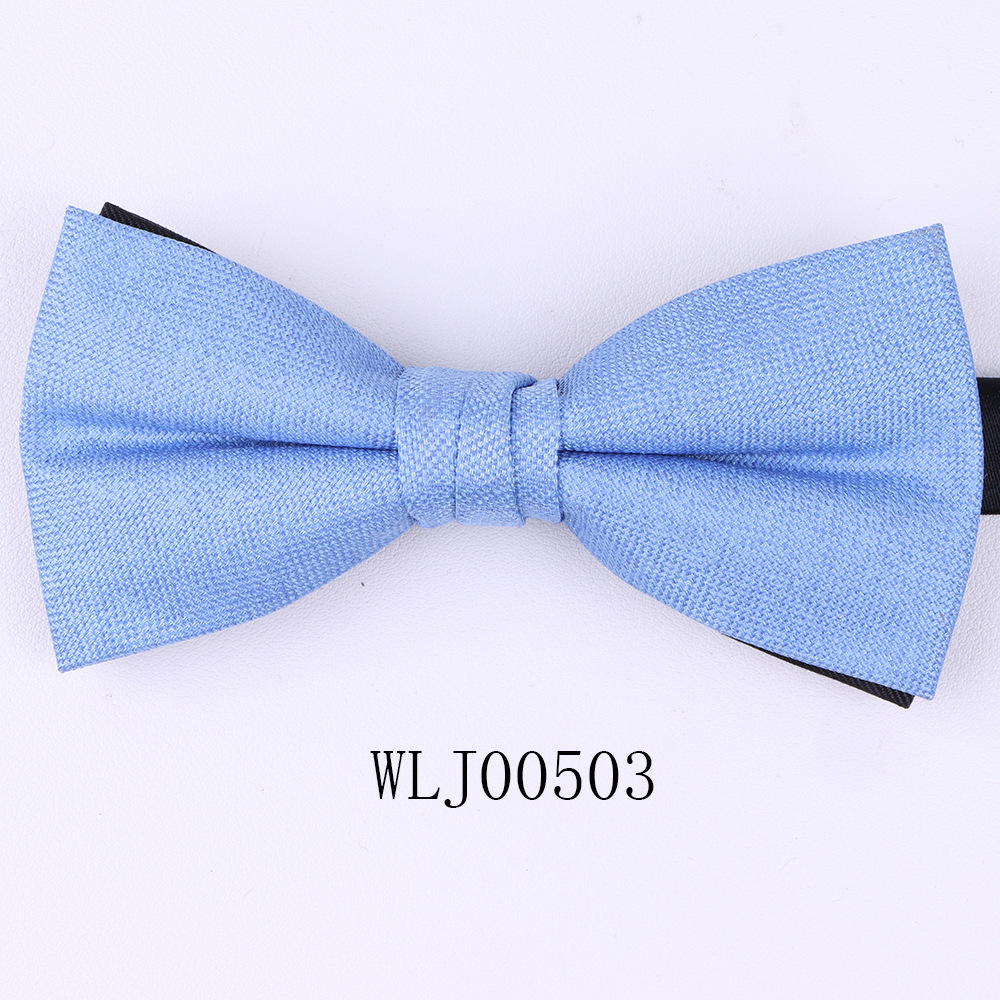 Nuovi accessori per papillon casual da uomo, da sposo, da cerimonia, da sera, in tinta unita_voghion.com