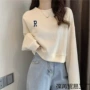 套头高腰长袖春秋卫衣