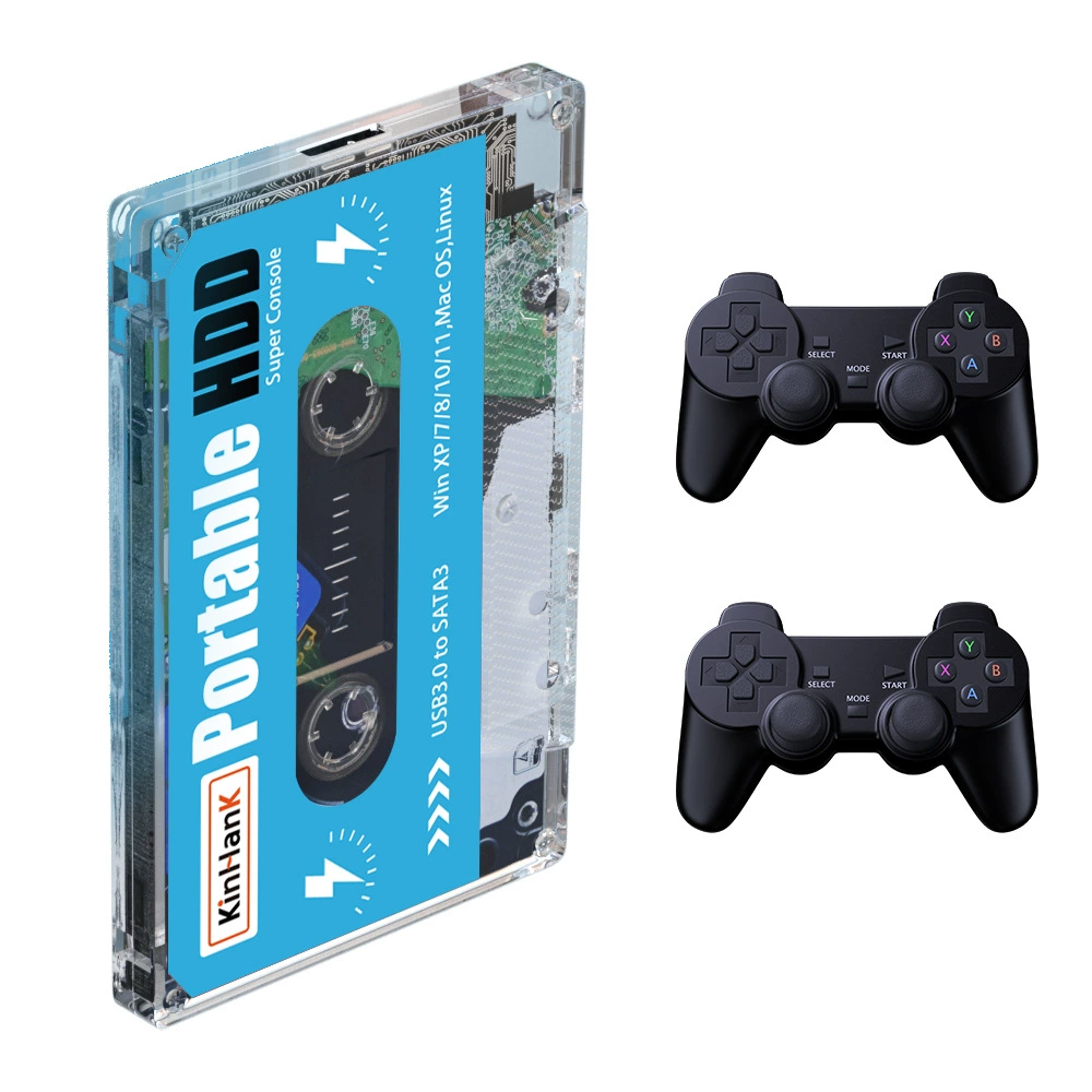 Трансграничный игровой жесткий диск 500 ГБ Batocera Plug-and-Play механическая мобильная игровая ретро-консоль