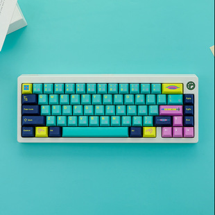 Pbt Five-Sided Sublimation Keycaps Customized Tiffany Color Factory Direct Xoa/Cherry Highly Adaptable Mechanical Keyboard