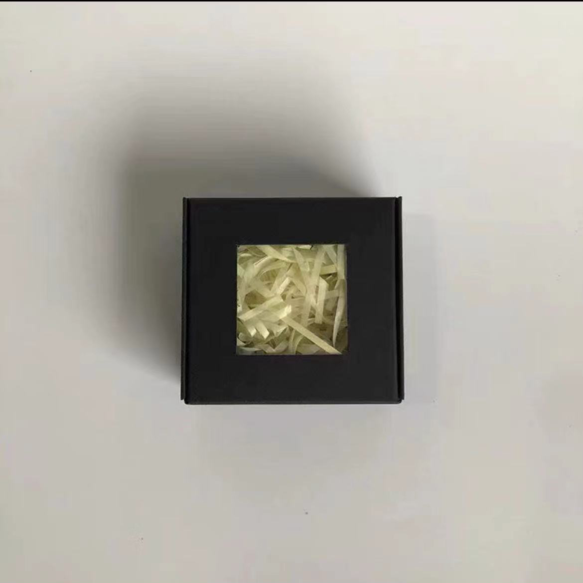 Caja de embalaje de color sólido West Point regalo de PVC transparente jabón hecho a mano caja de cartón pequeña caja de cartón kraft caja de joyería personalizada