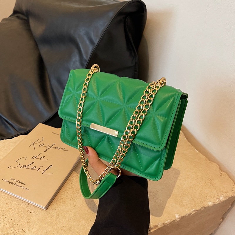 Bolso bordado de moda 2025, primavera, nuevo tipo de bolso de hombro casual, simple y elegante, bolso de mochila cuadrado.