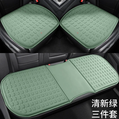 Cool pad — Gel Pad Car Seat Cushion - fresh-green-three-piece-set