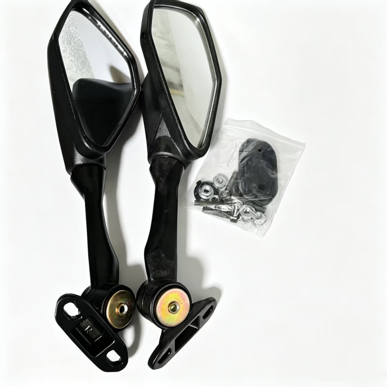 Horizon Motorcycle Accessories Rearview Mirror for Kawasaki Ninja, Yongyuan V6 Rearview Mirror