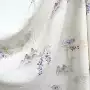 山水印花复古人棉面料