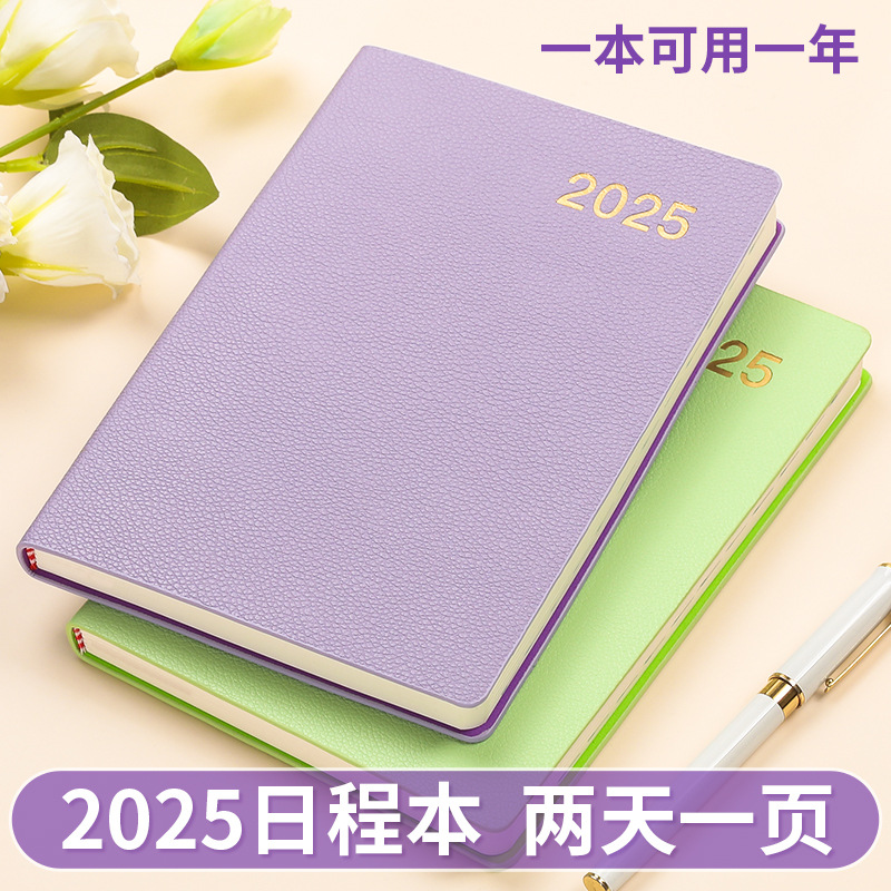 2025 일정장 365일 주간 계획장 업무노트 시간관리 효율성 매뉴얼 캘린더 노트패드