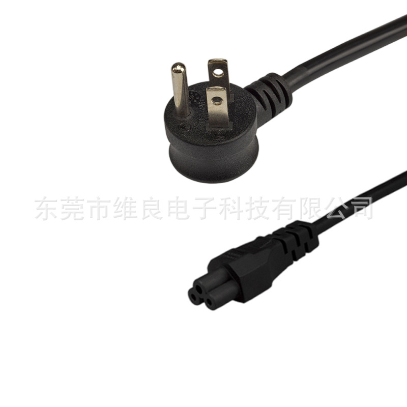 NEMA 5-15P-7转C5直头左弯右弯上弯下弯美国UL 817标准工厂直销