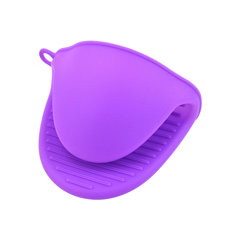 Horno de microondas de silicona guantes de aislamiento térmico silicona anti-escaldado clip de mano FDA suministros de cocina herramientas para hornear