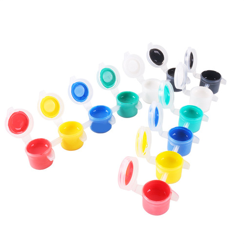 3ml 6 piece acrylic paint children's painting 3ml gouache paint gypsum kite painting graffiti acrylic paint