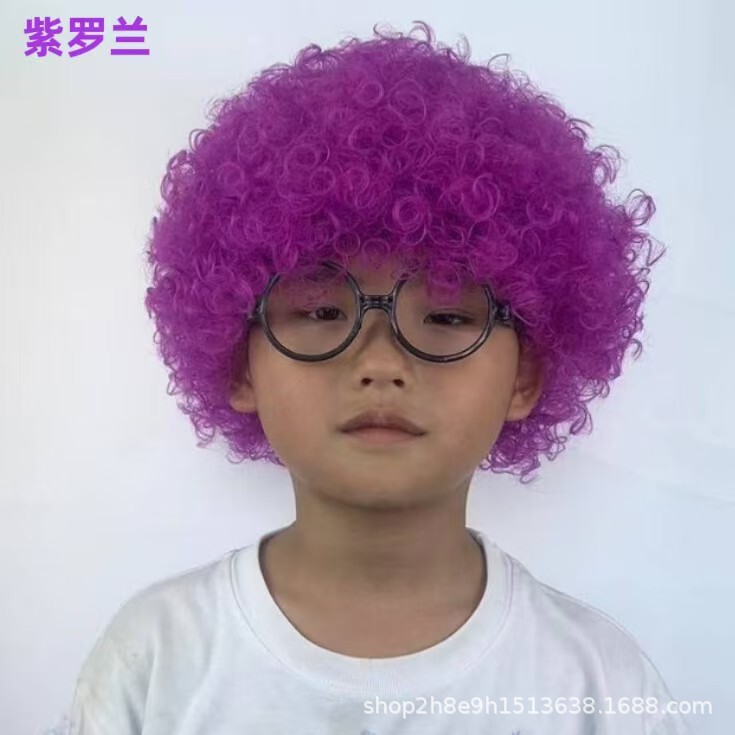 小丑假发爆炸头学校运动会幼儿园活动婚庆节日节目表演材料|undefined
