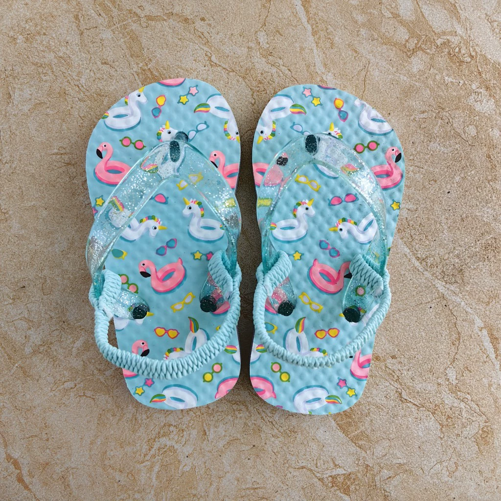 Summer children's women's flip flops, beach slippers, European style