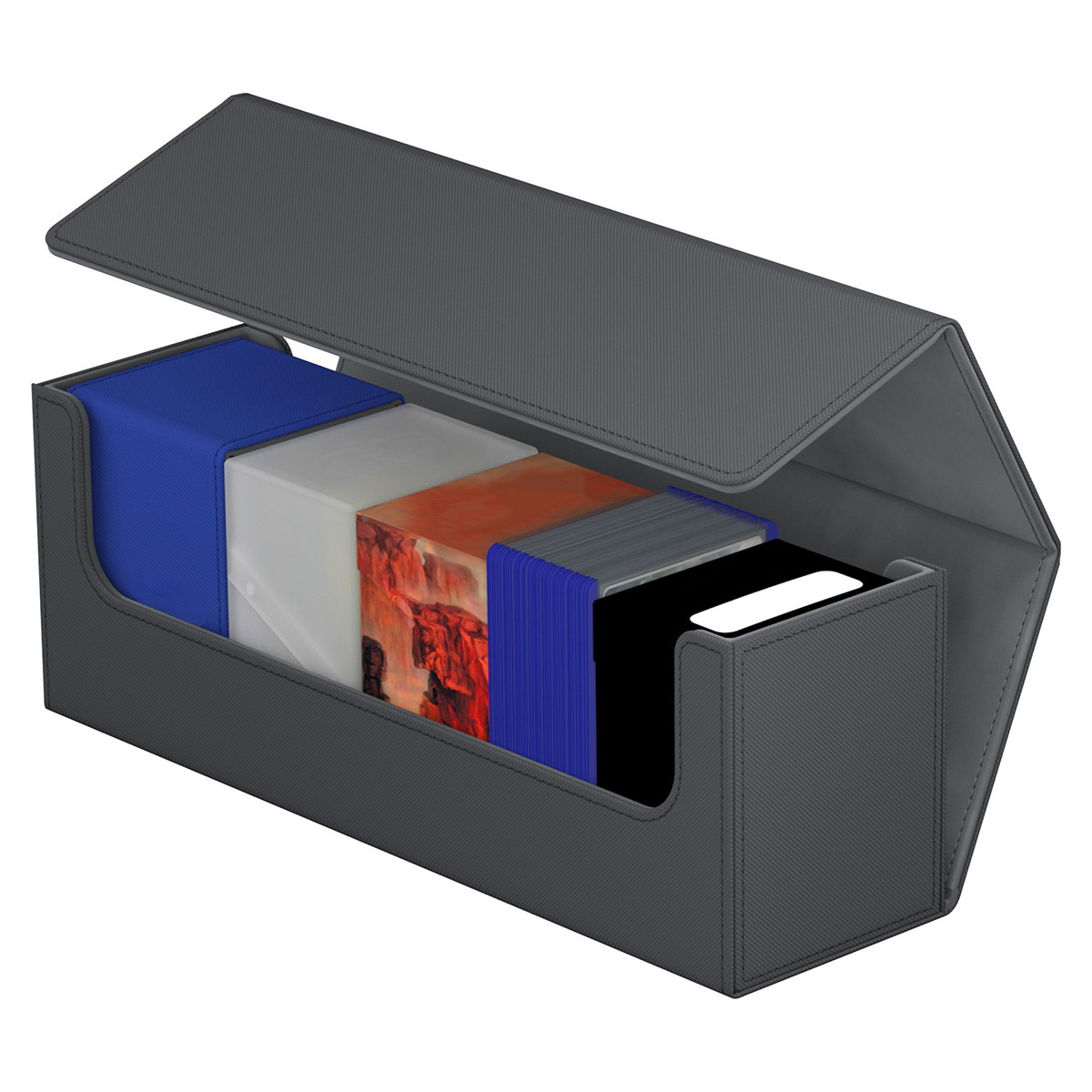 De gama alta 400 + caja de tarjeta de la PU juego de mesa MTG juego rey Ultraman tarjeta Bao Ke Meng Wanzhi Almacenamiento de tarjetas al por mayor