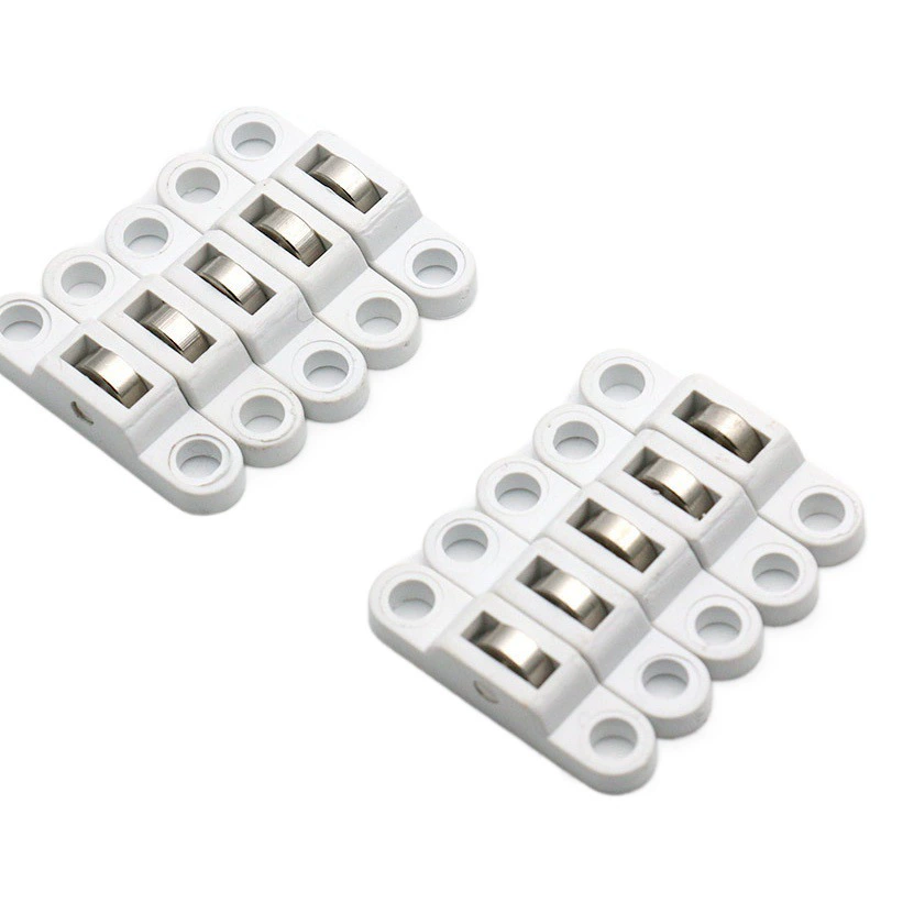 Ролик для оконных створок, пластиковый ролик для стальных окон, ролик для раздвижных окон, медный ролик для пластиковых рам, аксессуары для пластиковых стальных дверей и окон шириной 7,5 мм