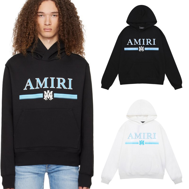 国境を越えた卸売りamiri豹紋グラデーション文字ロゴ天使パーカーカップル服コート長ズボン|undefined