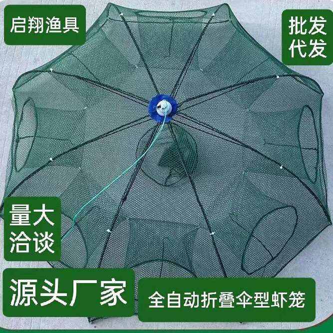 Wholesale multi-size umbrella folding shrimp cage fishing net umbrella cage fish cage fish protection fishing net umbrella net hand cast net shrimp cage Wholesale multi-size umbrella folding shrimp cage fishing net umbrella cage fish cage fish protection fishing net umbrella net hand cast net shrimp cage