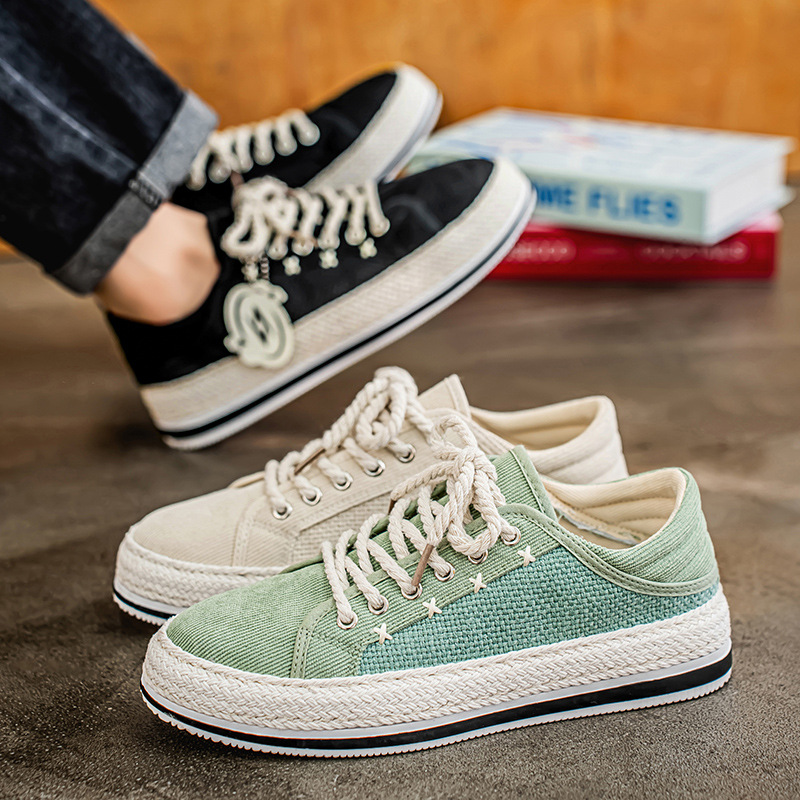 Zapatos de hombre 2025 nuevos zapatos de lona de primavera zapatos deportivos de verano para hombres zapatos de skate casuales para hombres