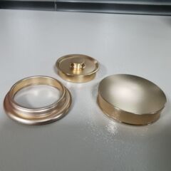 ラウンドメタル磁気アクセサリーティージャー合金カバーアルミニウム合金 3 点セット