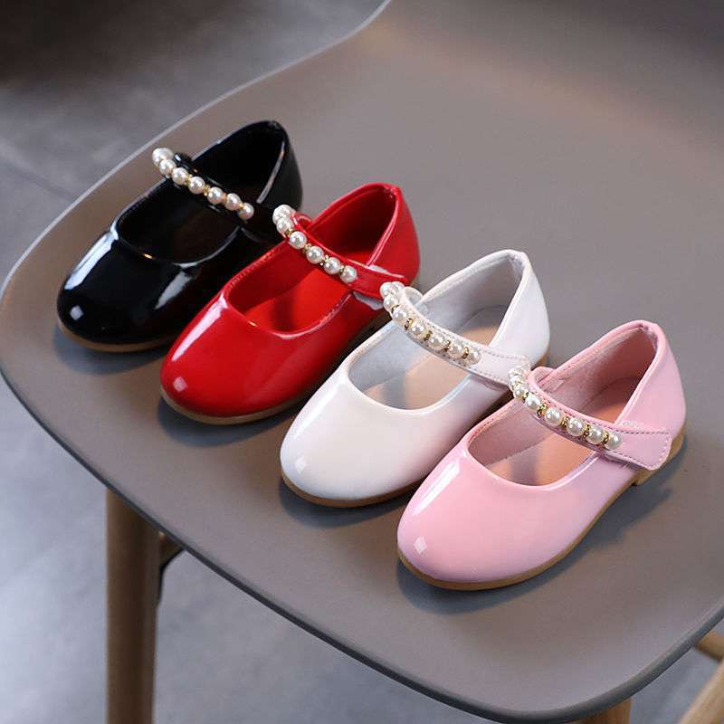 New Spring and Autumn Girls' Shoes, Children's Girls' Casual Princess Shoes, Student Small Leather Shoes, New Square Mouth Dance Shoes