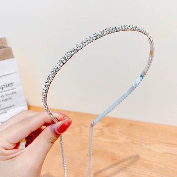 Silver double row drilling hoop
