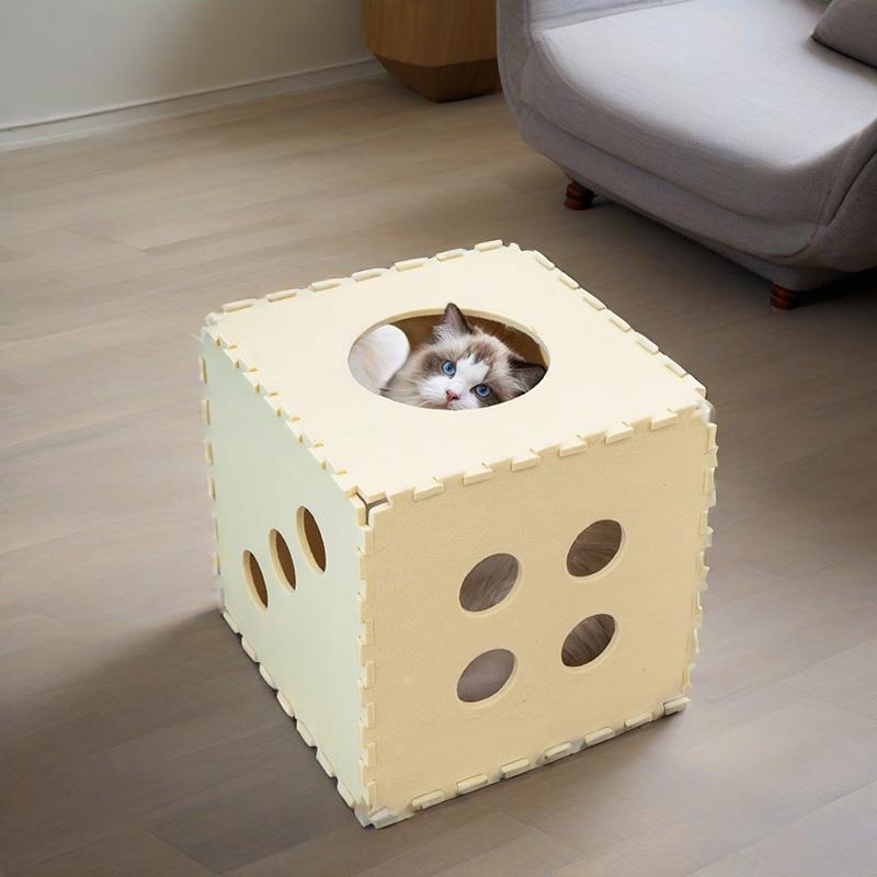 毛毡猫窝猫抓板一体耐磨不掉屑猫屋猫房子新型宠物窝双层猫咪窝|undefined