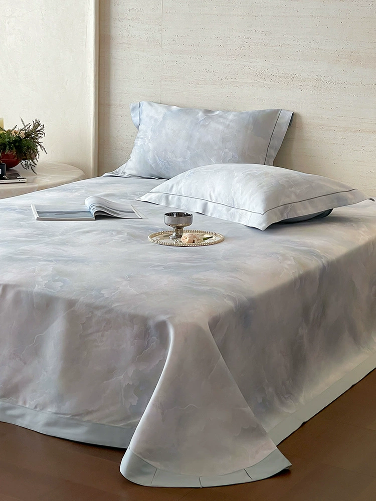 Mat, summer set, silk sheet for home use, 3 piece set, washable