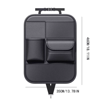 Chair back anti-kick pad for car seat back
