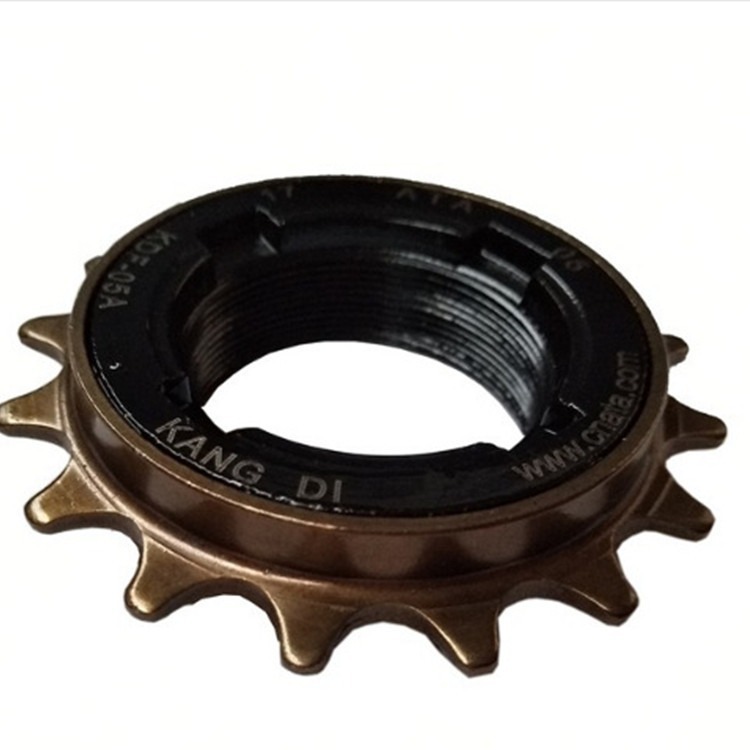 Rueda de vuelo de una sola velocidad de bicicleta Rueda de vuelo de una sola velocidad Rueda de vuelo de una sola pieza Bicicleta de montaña de 16 dientes Volante de dientes completos Accesorios de una sola pieza activa bidireccional