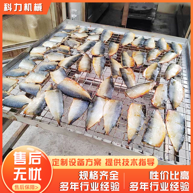 自动红肠烟熏炉 红肠香肠蒸煮箱烟熏炉 自动熟食熏烤机