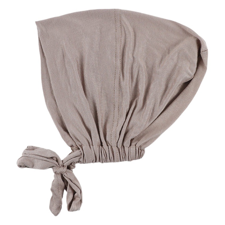 Cross-Border New Arrivals: Women's Mercerized Cotton Elastic Drawstring Undershirt with Drawstring Closure, New Solid Color Version, Niche Style