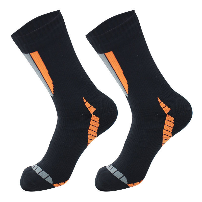 Ski Socks, Hiking Socks, Breathable Outdoor Sports Waterproof Wading Cross-Country Running Crew Waterproof Socks, Non-Slip Color-Blocking Ski Socks, Hiking Socks, Breathable Outdoor Sports Waterproof Wading Cross-Country Running Crew Waterproof Socks, Non-Slip Color-Blocking
