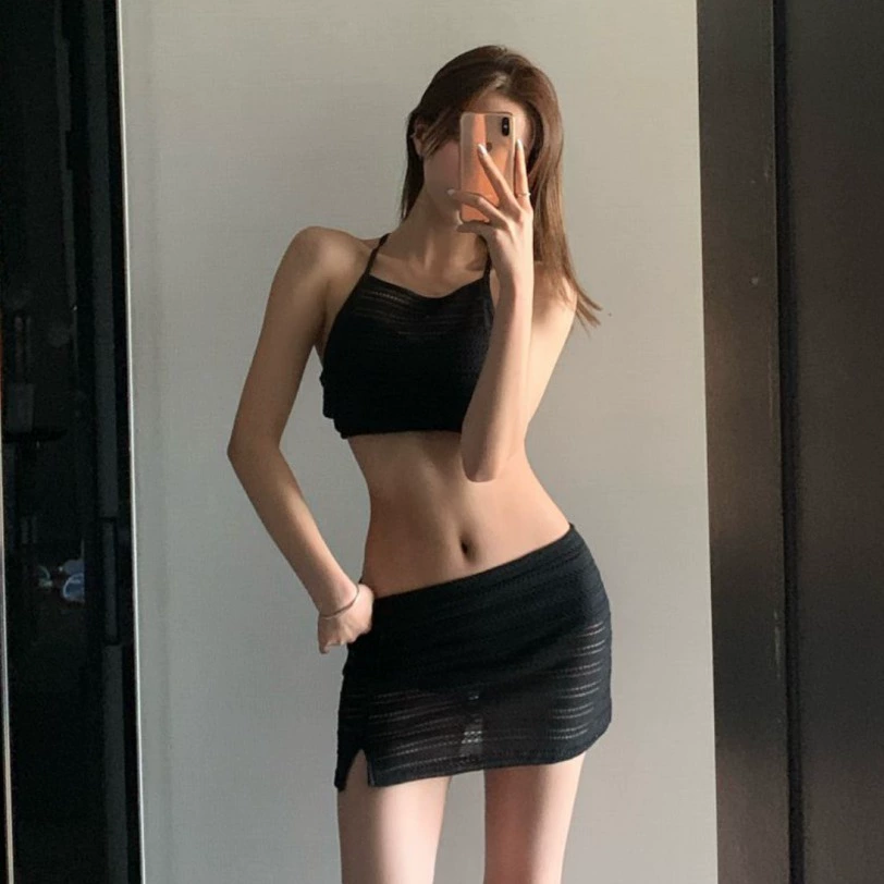 Brand lace split swimwear, high-quality style