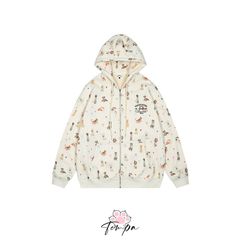 Mint Miaow 25秋季新品可爱趣味动物元素设计连帽卫衣开衫