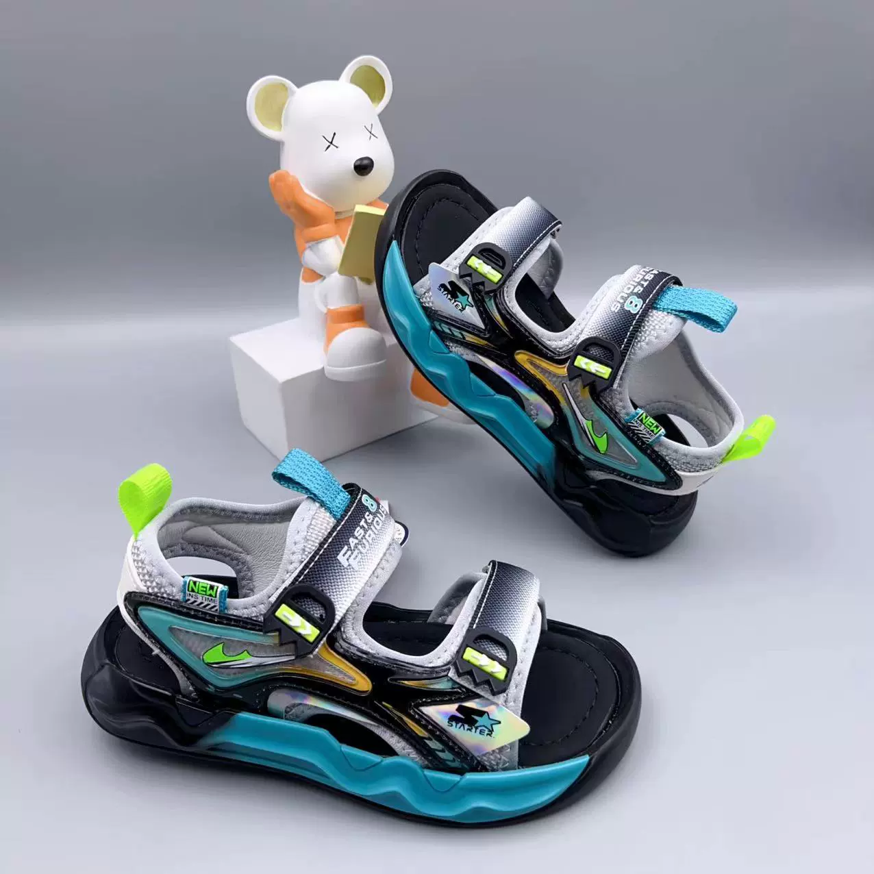 富宝龙 Summer sandals, beach shoes for boys, 2025 years, for adolescents