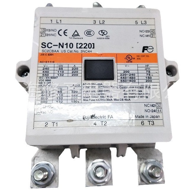 日本富士优惠价SC-N10到SC-N16全系列大电流接触器先询货期和单价