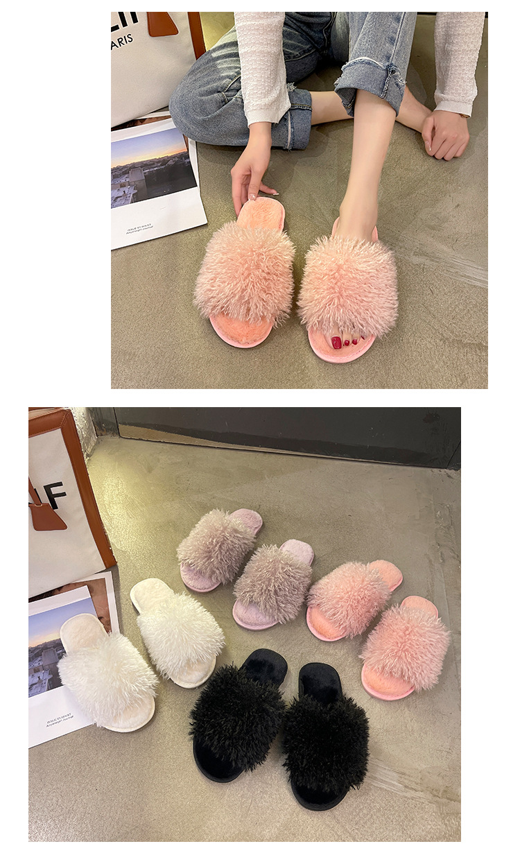 new soft plush home slippers nihaostyle clothing wholesale NSPE68470