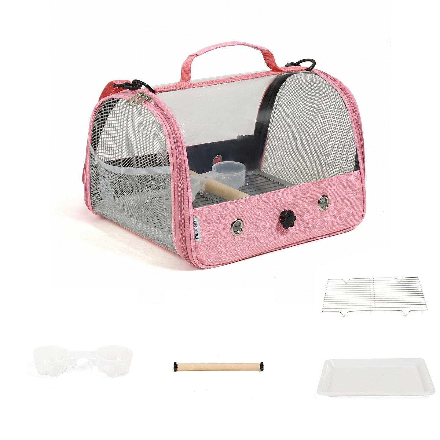 Bolsa Portátil para Loros y Aves Transparente para Viajes y Salidas image 14