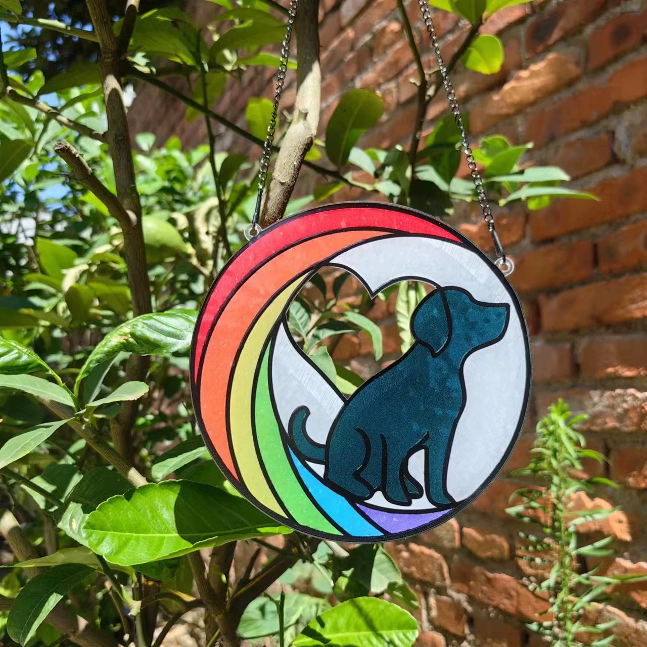 АО ШУО Ангел Собака Мемориальный подарок потерял собаку сочувствие подарок смерть Мемориал Собака Любовник подарок висит орнамент