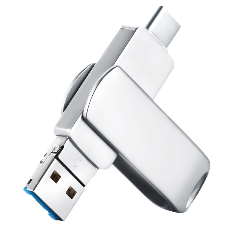 Disco flash USB Cuatro en Uno computadora teléfono móvil de alta velocidad usb3.0 multiusos 64G gran capacidad 2,0 Disco flash USB Typ-c teléfono móvil Disco flash USB
